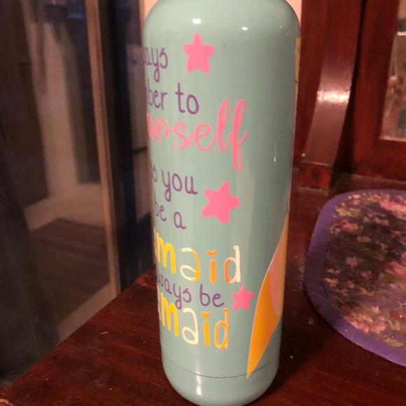 Custom Made Mermaid Metal Waterbottle - Picture 2 of 4